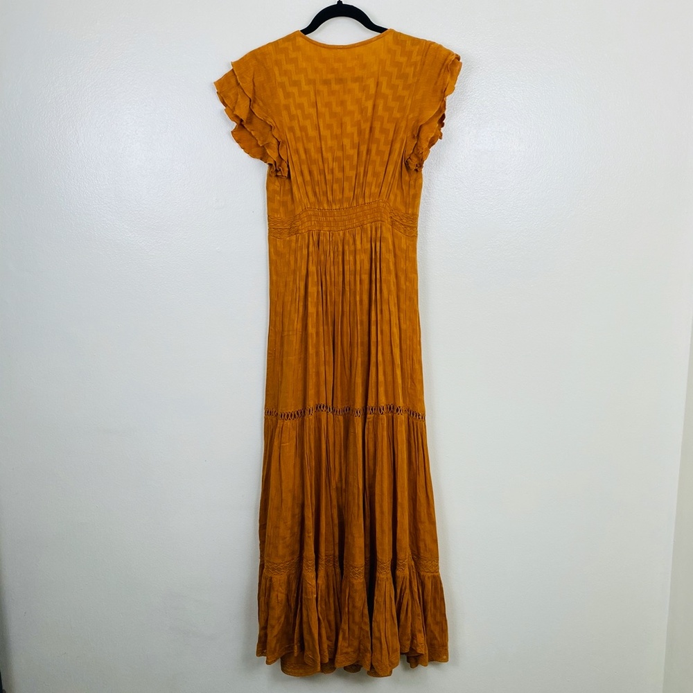 Anthropologie Sunshine Embroidered Maxi Dress - Picture 6 of 6